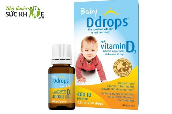 Baby drops Vitamin D3 của Mỹ