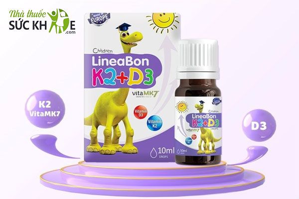 Cách sử dụng lineabon k2+d3 cho trẻ sơ sinh thế nào cho đúng?