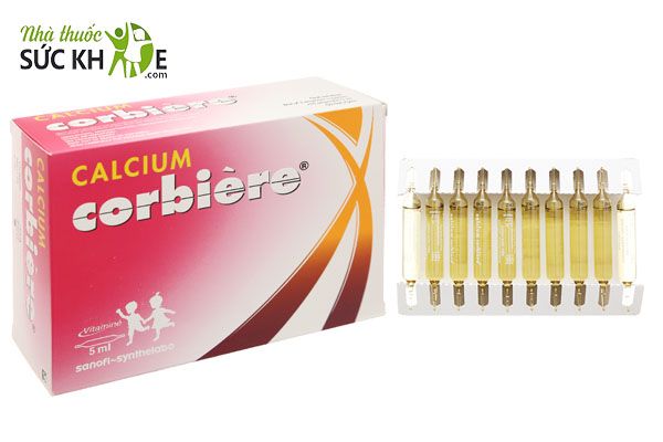 Canxi Corbiere dạng ống 5ml