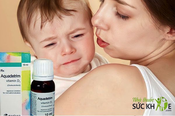 Sử dụng Aquadetrim Vitamin D3 cho trẻ sinh non, người thiếu Vitamin D3