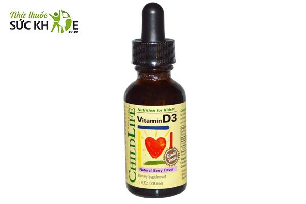 Cách sử dụng Vitamin D3 Drops cho trẻ sơ sinh ChildLife 