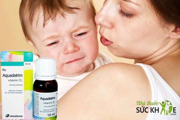 Aquadetrim Vitamin D3 dùng cho trẻ sơ sinh và trẻ nhỏ