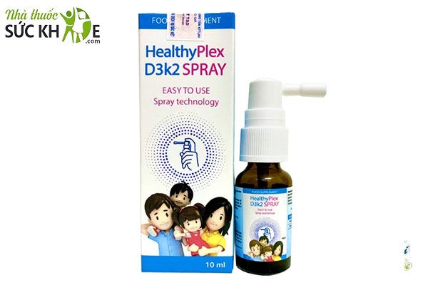 HealthyPlex D3 K2 dạng xịt