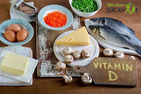 Có thể bổ sung Vitamin D từ thực phẩm hoặc thực phẩm chức năng