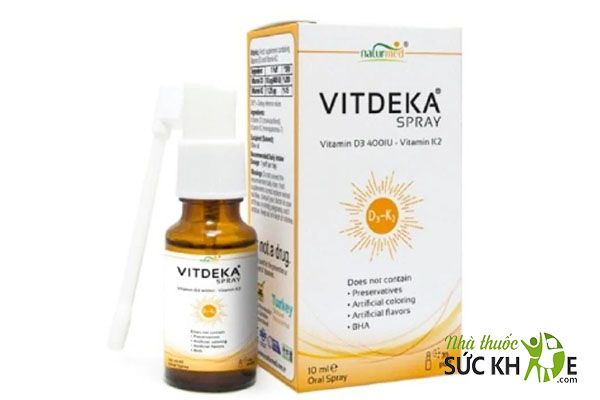 Vitamin D3 K2 dạng xịt cho trẻ sơ sinh Vit Deka Spray