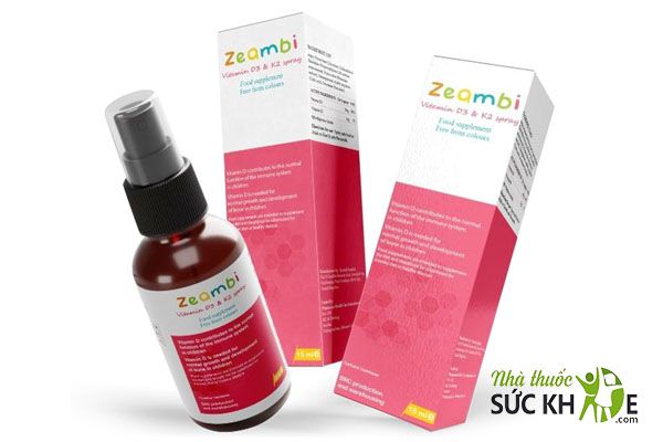 Vitamin D3 K2 dạng xịt Zeambi