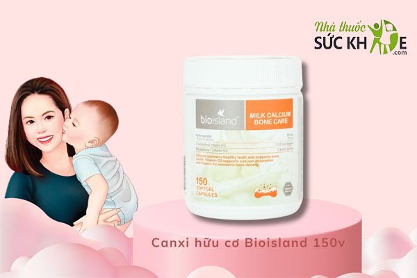 Canxi Bio Island được chiết xuất từ sữa bò, không gây táo bón