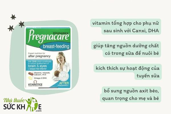 cách uống vitamin tổng hợp pregnacare sau sinh