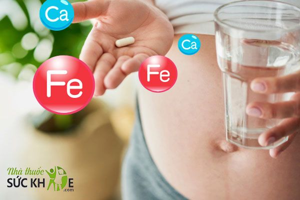 uống prenatal có cần uống thêm sắt và canxi không, 