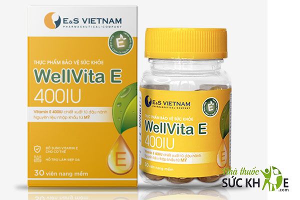 Vitamin E dạng viên WellVita E 400 IU