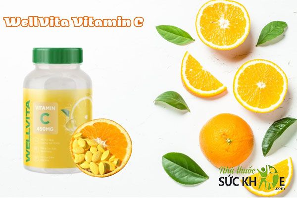 Viên uống WellVita Vitamin C 450mg