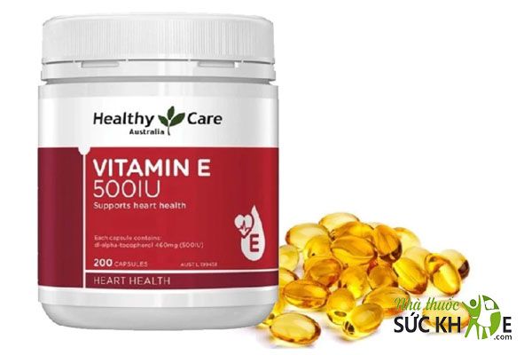Viên uống Vitamin E Healthy Care 500IU