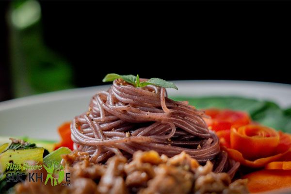 Bún gạo lứt thịt băm