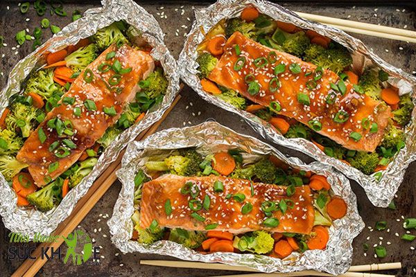 Cá hồi nướng giấy bạc