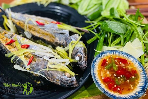 Cá ngừ hấp gừng