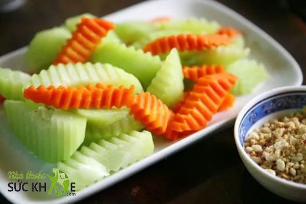 Củ quả chấm muối vừng