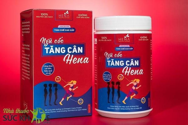 Bột ngũ cốc tăng cân Hena