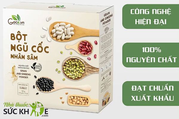 cách uống bột ngũ cốc tăng cân Goce