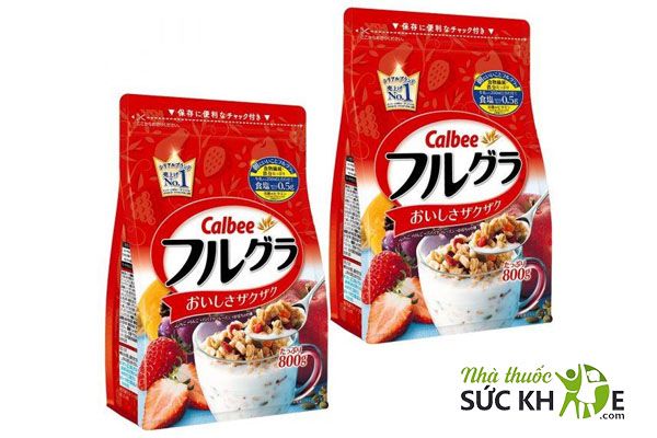 ngũ cốc tăng cân của nhật bản Calbee