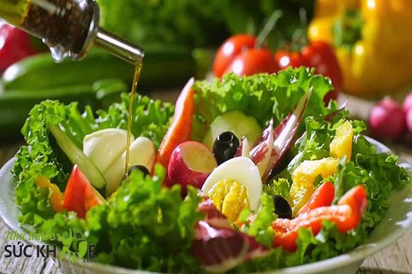 Salad rau củ giúp no lâu