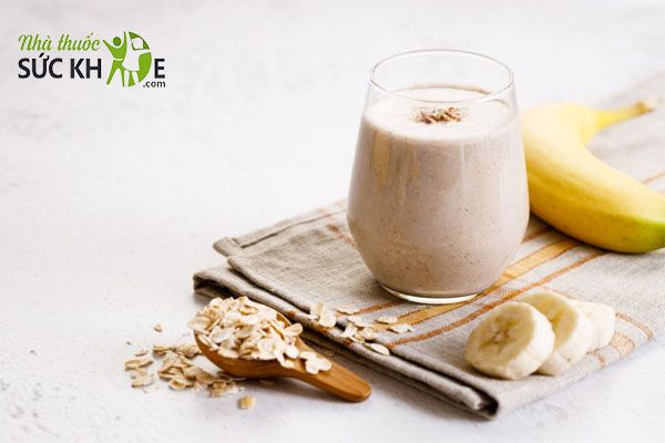 Sinh tố chuối và yến mạch