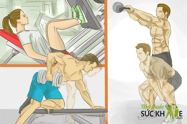 Tăng cường các bài tập tăng cơ