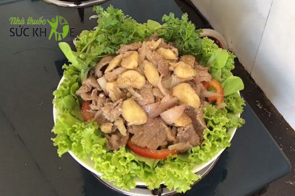 Thịt bò xào tỏi