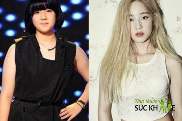 Park Bo Ram từng nặng tới 77kg