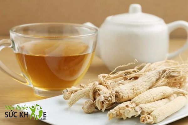 Trà tăng cân thảo mộc từ nhân sâm