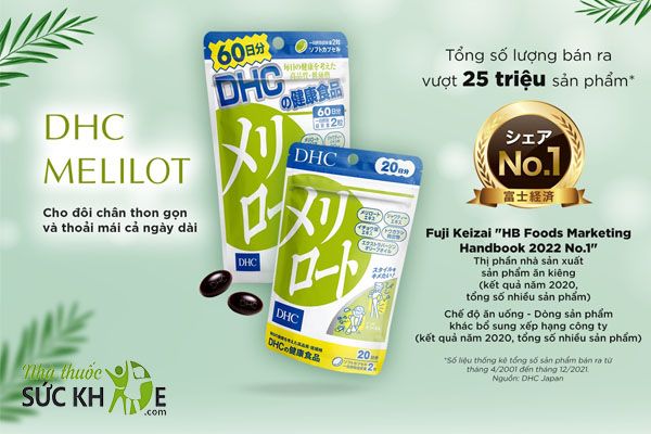 Viên uống DHC Melilot