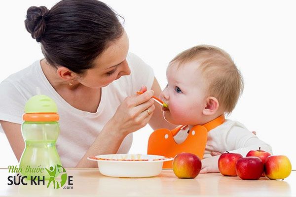 Cốm tăng cân cho bé giúp cân bằng vệ sinh đường ruột