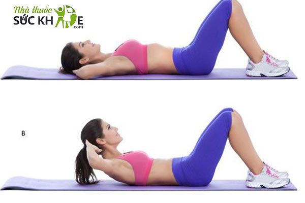 Tập  Crunches cho nữ
