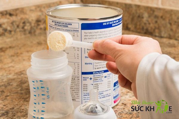 Đọc kỹ hướng dẫn trước khi pha sữa
