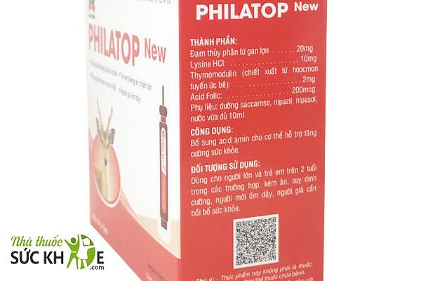 Thành phần có trong philatop