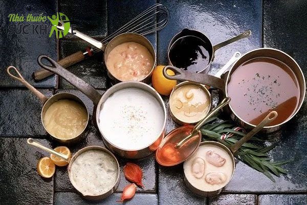 Thêm các loại nước sốt vào thực đơn tăng cân cho nam gầy