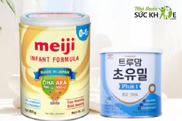 cách pha sữa non ildong với sữa meiji