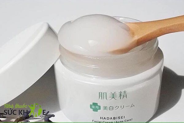Kem dưỡng ẩm cho da dầu mụn Kracie Hadabisei Facial Cream
