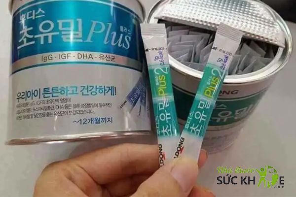 Sử dụng hết sữa sau khi mở túi