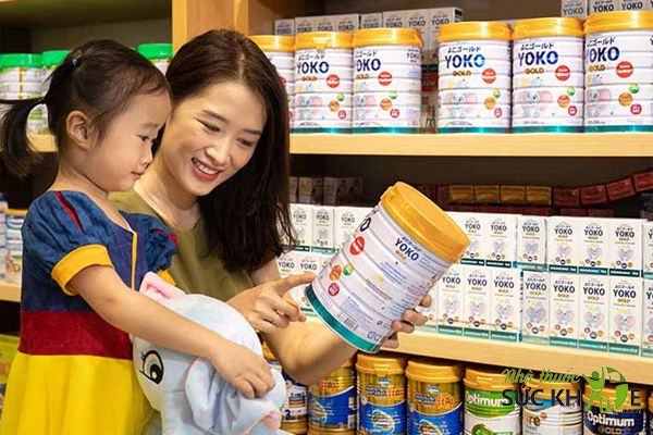 Sữa cho bé 2 tuổi