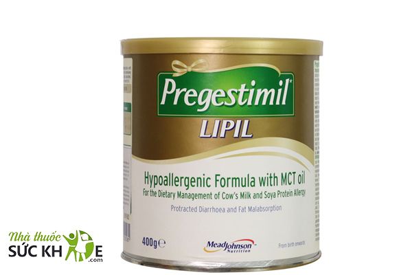 Sữa cho bé bị dị ứng đạm sữa bò Pregestimil Lipid