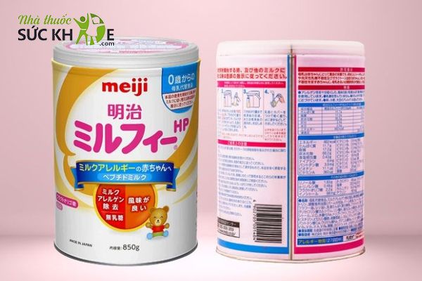 Sữa cho bé dị ứng đạm bò Meiji HP