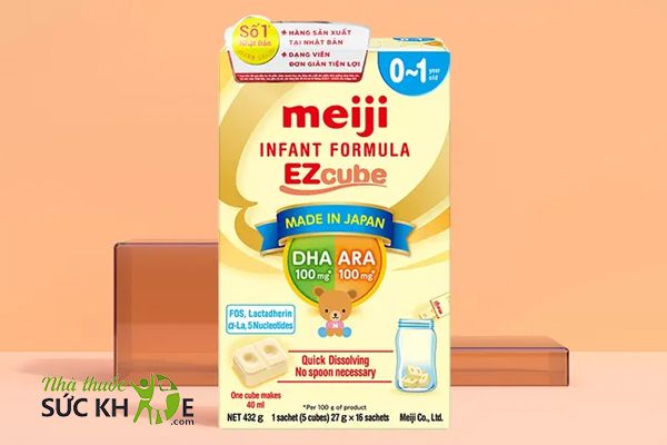 Sữa Meiji Infant Formula EZcube dạng thanh