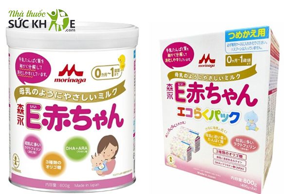 Sữa non Nhật cho trẻ sinh non Morinaga E-Acachan