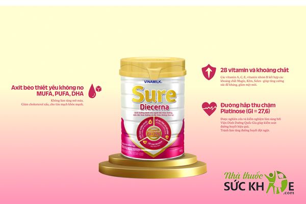 Sữa non của Vinamilk Sure Diecerna