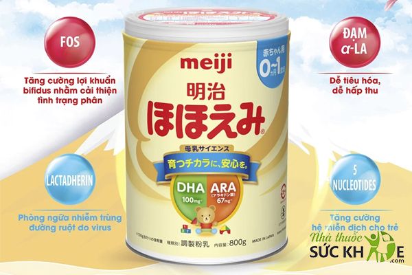 Sữa non Nhật Meiji số 0