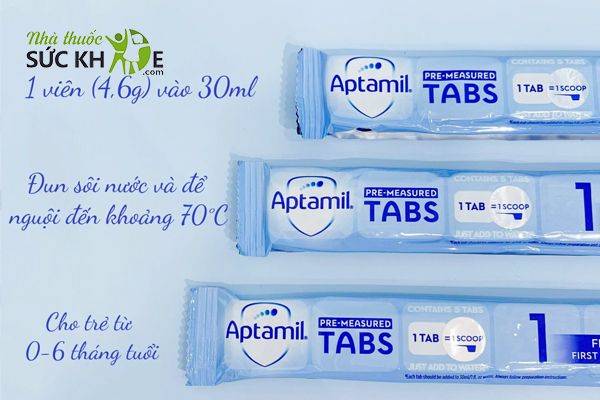 Sữa Aptamil Anh số 1 dạng thanh