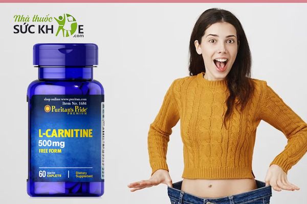 Viên giảm cân L-Carnitine 500 mg Puritan Pride
