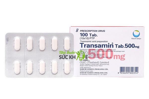 Thuốc cầm máu Transamin dùng trong trường hợp nào? Liều dùng và lưu ý?