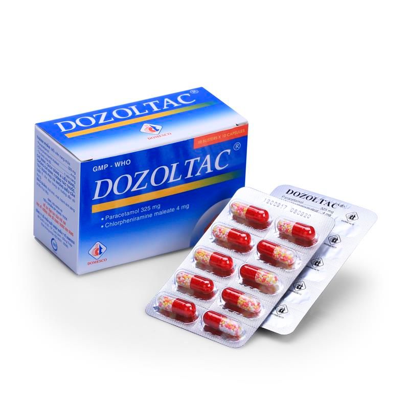 Vi&ecirc;n uống Dozoltac kh&ocirc;ng d&agrave;nh cho người mẫn cảm với th&agrave;nh phần thuốc
