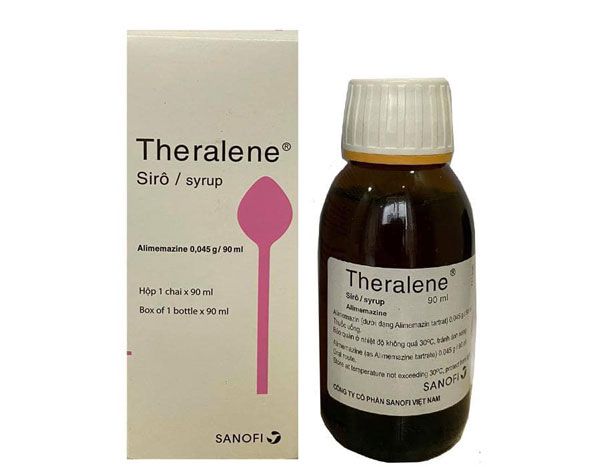 Siro Theralene (90ml)- Điều trị mất ngủ v&agrave; dị ứng